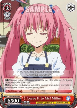 Leave It to Me! Milim (V.1 - Rare) - That Time I Got Reincarnated as a Slime Vol.2 (Rare) [TSK/S82-039]