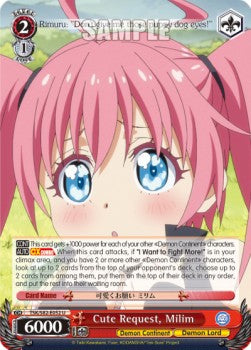 Cute Request, Milim - That Time I Got Reincarnated as a Slime Vol.2 (Uncommon) [TSK/S82-052]