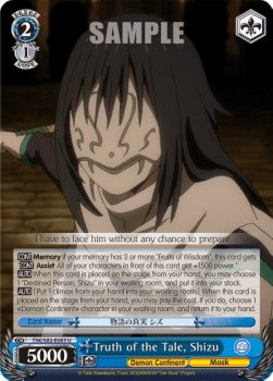 Truth of the Tale, Shizu - That Time I Got Reincarnated as a Slime Vol.2 (Uncommon) [TSK/S82-083]
