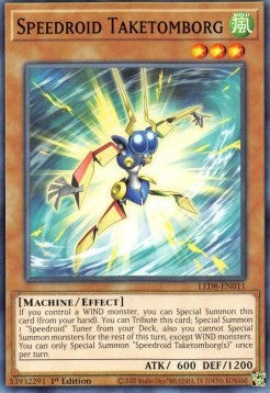 Speedroid Taketomborg⁣ - Legendary Duelists: Synchro Storm⁣ (Common)⁣ [011]