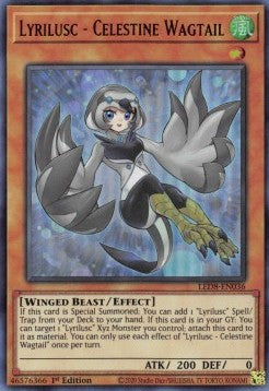 Lyrilusc - Celestine Wagtail - Legendary Duelists: Synchro Storm (Ultra Rare) [LED8-036]