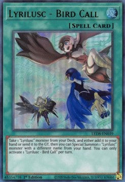 Lyrilusc - Bird Call - Legendary Duelists: Synchro Storm (Ultra Rare) [LED8-039]