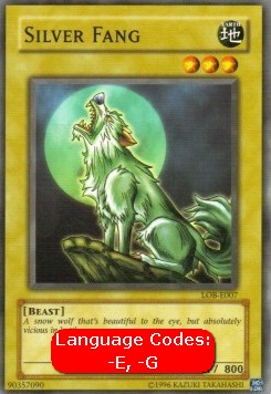 Silver Fang (V.1 - Common)⁣ - Legend of Blue Eyes White Dragon⁣ (Common)⁣ [007]
