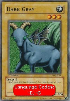 Dark Gray (V.1 - Common)⁣ - Legend of Blue Eyes White Dragon⁣ (Common)⁣ [008]