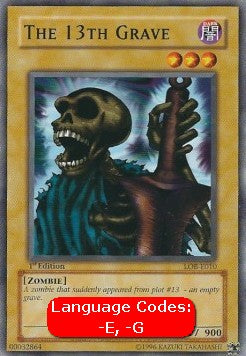 The 13th Grave (V.1 - Common)⁣ - Legend of Blue Eyes White Dragon⁣ (Common)⁣ [010]