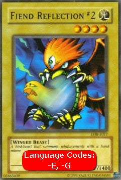 Fiend Reflection #2 (V.1 - Common)⁣ - Legend of Blue Eyes White Dragon⁣ (Common)⁣ [017]