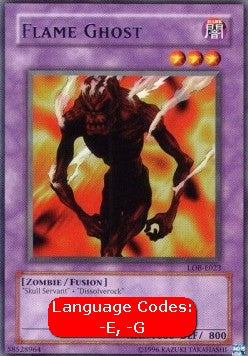 Flame Ghost (V.1 - Rare) - Legend of Blue Eyes White Dragon (Rare) [LOB-023]