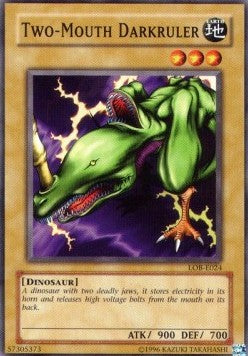 Two-Mouth Darkruler (V.1 - Common) - Legend of Blue Eyes White Dragon (Common) [LOB-024]