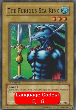 The Furious Sea King (V.1 - Common)⁣ - Legend of Blue Eyes White Dragon⁣ (Common)⁣ [027]
