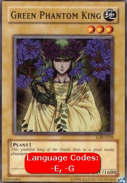 Green Phantom King (V.1 - Common)⁣ - Legend of Blue Eyes White Dragon⁣ (Common)⁣ [028]