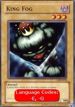 King Fog (V.1 - Common)⁣ - Legend of Blue Eyes White Dragon⁣ (Common)⁣ [030]