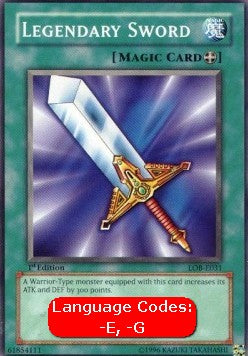 Legendary Sword (V.1 - Common)⁣ - Legend of Blue Eyes White Dragon⁣ (Common)⁣ [031]