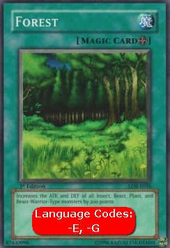 Forest (V.1 - Common) - Legend of Blue Eyes White Dragon (Common) [LOB-036]