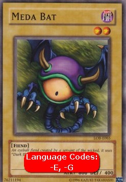 Meda Bat (V.1 - Common)⁣ - Legend of Blue Eyes White Dragon⁣ (Common)⁣ [065]