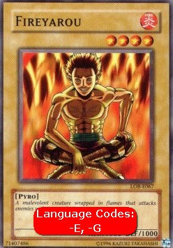 Fireyarou (V.1 - Common)⁣ - Legend of Blue Eyes White Dragon⁣ (Common)⁣ [067]