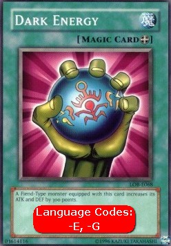 Dark Energy (V.1 - Common)⁣ - Legend of Blue Eyes White Dragon⁣ (Common)⁣ [068]