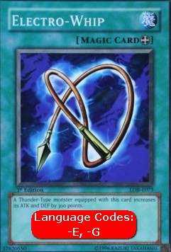 Electro-Whip (V.1 - Common)⁣ - Legend of Blue Eyes White Dragon⁣ (Common)⁣ [073]