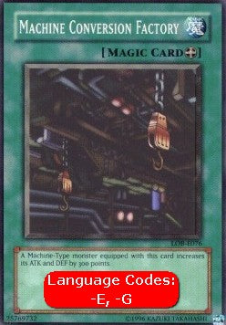 Machine Conversion Factory (V.1 - Common) - Legend of Blue Eyes White Dragon (Common) [LOB-076]