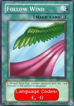Follow Wind (V.1 - Common)⁣ - Legend of Blue Eyes White Dragon⁣ (Common)⁣ [078]