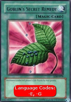 Goblin's Secret Remedy (V.1 - Rare)⁣ - Legend of Blue Eyes White Dragon⁣ (Rare)⁣ [079]
