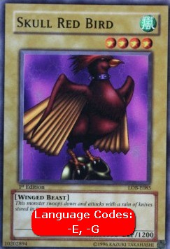 Skull Red Bird (V.1 - Common)⁣ - Legend of Blue Eyes White Dragon⁣ (Common)⁣ [085]