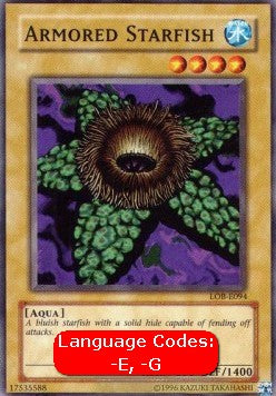 Armored Starfish (V.1 - Common)⁣ - Legend of Blue Eyes White Dragon⁣ (Common)⁣ [094]