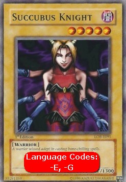 Succubus Knight (V.1 - Common)⁣ - Legend of Blue Eyes White Dragon⁣ (Common)⁣ [095]