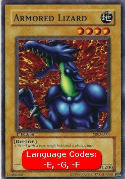 Armored Lizard (V.1 - Common)⁣ - Metal Raiders⁣ (Common)⁣ [005]