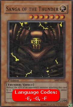 Sanga of the Thunder (V.1 - Super Rare)⁣ - Metal Raiders⁣ (Super Rare)⁣ [025]
