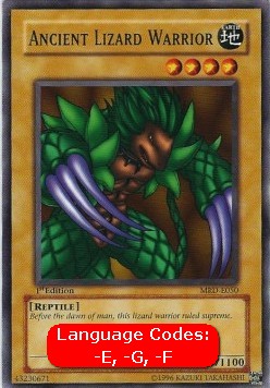 Ancient Lizard Warrior (V.1 - Common) - Metal Raiders (Common) [MRD-050]
