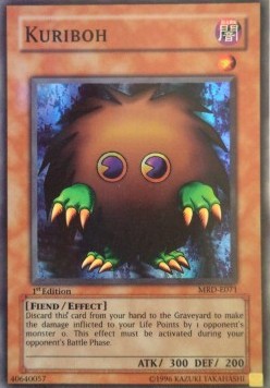 Kuriboh (V.1 - Super Rare) - Metal Raiders (Super Rare) [MRD-071]
