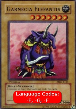 Garnecia Elefantis (V.1 - Super Rare) - Metal Raiders (Super Rare) [MRD-125]