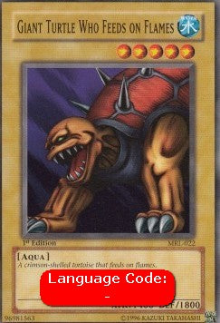 Giant Turtle Who Feeds on Flames (V.2 - Common) - Magic Ruler (Common) [MRL-022]