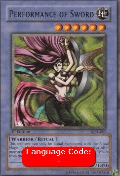 Performance of Sword (V.2 - Common) - Magic Ruler (Common) [MRL-067]