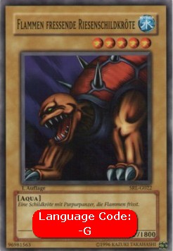 Giant Turtle Who Feeds on Flames (V.1 - Common) - Spell Ruler (Common) [SRL-022]