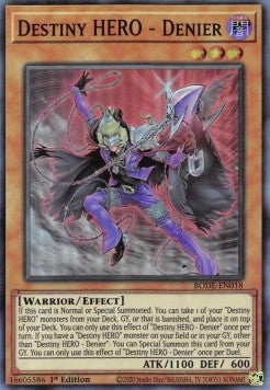 Destiny HERO - Denier⁣ - Burst of Destiny⁣ (Super Rare)⁣ [018]