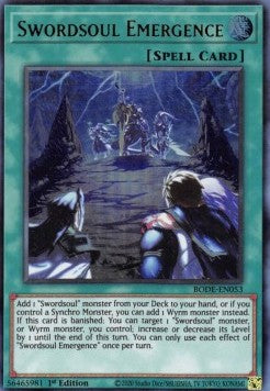 Swordsoul Emergence⁣ - Burst of Destiny⁣ (Ultra Rare)⁣ [053]