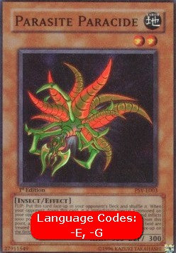 Parasite Paracide (V.1 - Super Rare) - Pharaoh's Servant (Super Rare) [PSV-003]