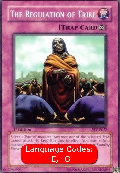 The Regulation of Tribe (V.1 - Common) - Pharaoh's Servant (Common) [PSV-027]