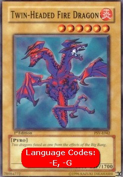 Twin-Headed Fire Dragon (V.1 - Common) - Pharaoh's Servant (Common) [PSV-042]