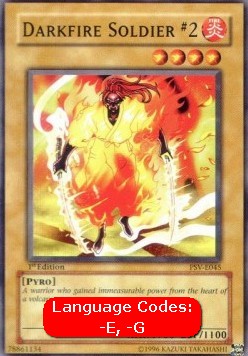 Darkfire Soldier #2 (V.1 - Common) - Pharaoh's Servant (Common) [PSV-045]