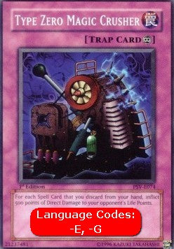 Type Zero Magic Crusher (V.1 - Common)⁣ - Pharaoh's Servant⁣ (Common)⁣ [074]