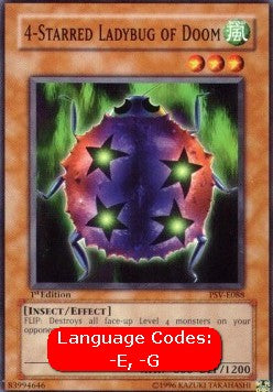 4-Starred Ladybug of Doom (V.1 - Common)⁣ - Pharaoh's Servant⁣ (Common)⁣ [088]