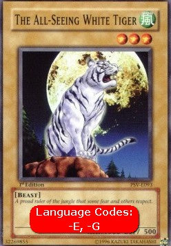 The All-Seeing White Tiger (V.1 - Common)⁣ - Pharaoh's Servant⁣ (Common)⁣ [093]