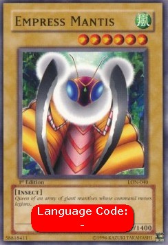 Empress Mantis (V.2 - Common) - Labyrinth of Nightmare (Common) [LON-040]