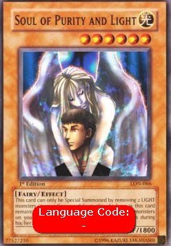 Soul of Purity and Light (V.2 - Common) - Labyrinth of Nightmare (Common) [LON-066]