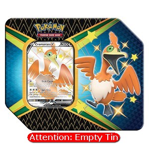Empty Shining Fates: Cramorant V Tin - Shining Fates