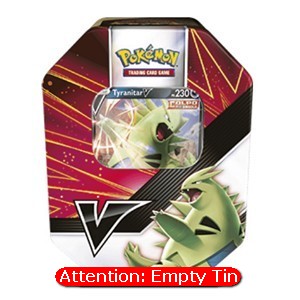 Empty V Strikers Tins: Tyranitar V Tin - Pokémon Products