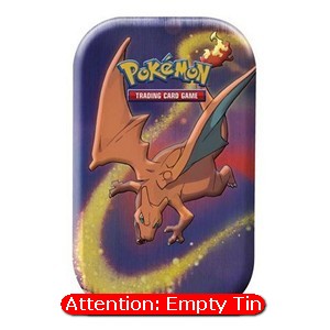Empty Kanto Power Mini Tins: Charizard Tin