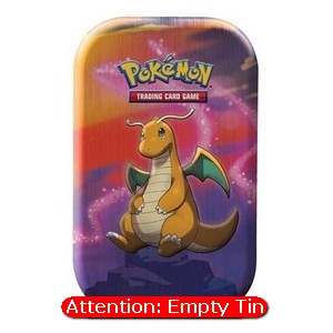 Empty Kanto Power Mini Tins: Dragonite Tin